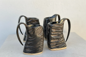 Premium Quality Eco Friendly Organic Material Natural Horn Mug Handmade Viking Style Beer Ale Coffee Drinking for <b>Bar</b> Home Use - Product Image 3