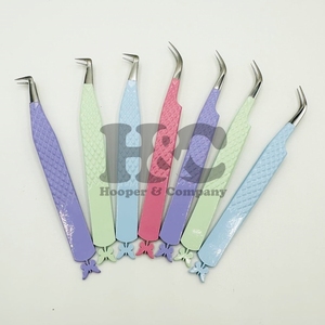 ขายร้อนแหนบขนตาผีเสื้อแหนบสแตนเลสสำหรับติดโลโก้ - Product Image 5