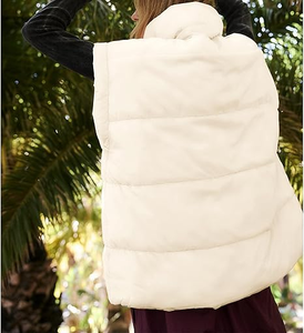 Chaleco Acolchado Sin Mangas 2025, Estilo de Moda Personalizado, Grueso, Cálido, de Invierno, para Mujer, Talla Grande - Product Image 3