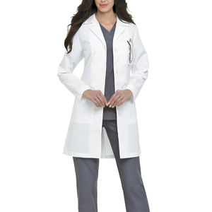 Best-Selling Unisex Long Sleeve Custom Medical Professional Doctor's Lab <b>Coat</b> Unisex Hospital Customized Colors Logo OEM - Product Image 6