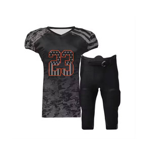 Vente en gros de matériel vierge de sublimation sergé uniforme de football américain ensemble de maillots d'entraînement personnalisé équipe de jeunes vêtements de football américain - Product Image 4