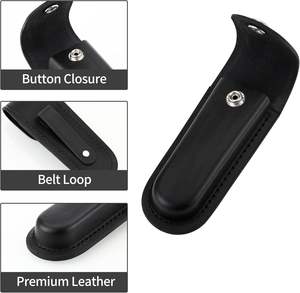 Suministro directo de fábrica funda de cuchillo de cuero compacto con logotipo personalizado grabado cuchillo Bushcraft plegable personalizado soporte OEM - Product Image 2