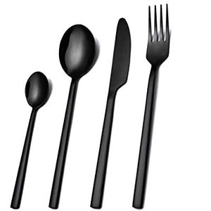 Juego de Cubiertos de Acero Inoxidable de Grado Alimenticio Ecológico de Alta Calidad y Vajilla para Bodas y Regalos de Inauguración de Casas de la India - Product Image 1