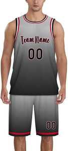 Uniforme de basket-ball à coupe ajustée, conçu pour un jeu actif, avec tissu respirant, confort extensible et design léger. - Product Image 5