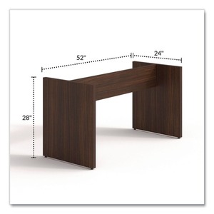 Alera LGC-BL2 50 Pulgadas X 22 Pulgadas X 28 Pulgadas Sevilla 96 In. Base para Mesa de Conferencias Ancha de Madera de Caoba - Product Image 6