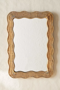 Vietnam Rattan <b>Mirror</b> Chic <b>Wall</b> Decor Eco-Friendly Modern Contemporary Elegant Bathroom Interiors <b>for</b> Hotels and Home Accents - Product Image 4