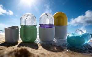 Unprecedented Leak-proof Silicone <b>Ice</b> <b>Roller</b> for <b>Face</b> Reusable Facial Massager Puffiness& Cooling Skincare Tool for Daily Care - Product Image 2
