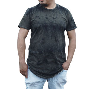 Camisetas curvas ajustadas informales para hombre, camiseta ligera de verano, camiseta curvada de algodón 100% para hombre - Product Image 4