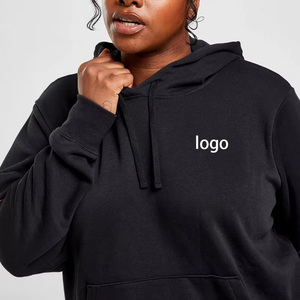 Manufacturers' Custom Logo <b>Pink</b> Fleece Pullover Hooded <b>Sweatshirts</b> Breathable Women's Sports Street Training Jogging for Winter - Product Image 6