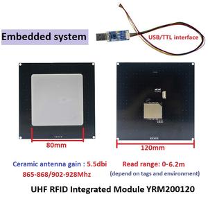 Módulo Lector <span class=keywords><strong>RFID</strong></span> UHF Mini YRM200 <span class=keywords><strong>USB</strong></span> / TTL UART 0-6m |   Antena de cerámica integrada de 3-5.5dBi para Raspberry Pi Arduino - Product Image 5