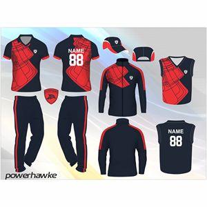 Camiseta de Cricket Powerhawke de la Mejor Calidad, con Aspecto Elegante, Logotipo Personalizado y Nombre del Equipo, con Cuello, Disponible en Diferentes Colores - Product Image 5