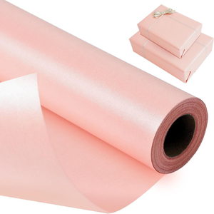 76.2 cm X 4.87 m Rouleau de papier d'emballage cadeau de Noël de couleur personnalisée recyclable et imperméable - Product Image 2