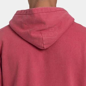 Sweat à capuche personnalisé de haute qualité délavé à l'acide pour hommes, vêtements d'hiver décontractés solides avec col à capuche, grande taille - Product Image 6