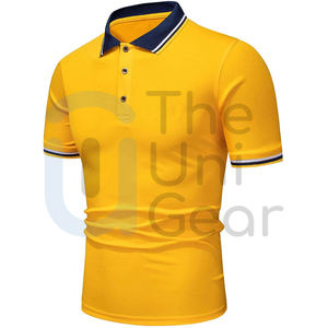 Camiseta Deportiva de Manga Corta para Hombre, de Alta Calidad, Informal, Transpirable, de Spandex/Poliéster, para Gimnasio, Trabajo, Fitness, Color Sólido - Product Image 1