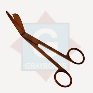 Ciseaux à pansement en acier inoxydable de qualité supérieure Instruments chirurgicaux à revêtement de couleur Source d'alimentation manuelle - Product Image 2