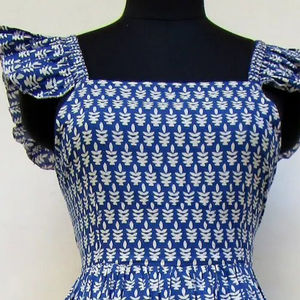 Floral Printed Women Maxi <b>Dress</b> Square Neckline With Back Strap Maxi <b>Dress</b> for Women Summer Beach Hippi <b>Dress</b> - Product Image 4