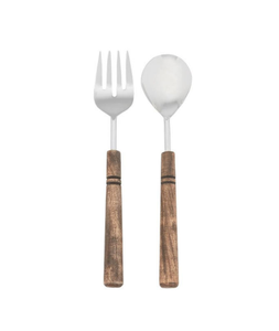 Fabolous design Fourchette à dessert en acier inoxydable Couverts cuillère avec manche en bois pour accessoire d'hôtel prix bon marché - Product Image 4