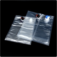 Sac en aluminium recyclable personnalisé avec robinet de distribution, 1L 2L 3L 5L 10L, pochette BIB pour café, vin, jus, boissons