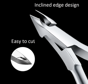 Alicates Profesionales para Cutículas con Mango Curvo, Abertura de Mandíbula Ancha y Acero Inoxidable para Uñas Gruesas - Product Image 2