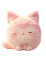 Jouet en peluche chat rose doux personnalisé Support bas quantité minimale de commande Oem Odm Service personnalisé votre propre poupée en peluche OC jouets en peluche
