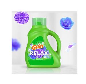 Gain Detergente líquido para ropa Relax 154 floz 107 Cargas HE Compatible a la venta Barato Suave en la ropa Olor fresco para la ropa - Product Image 5