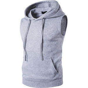 Sudadera sin Mangas de Felpa de Algodón para Hombre, Ropa Deportiva de Invierno Personalizada de Alta Calidad, Secado Rápido, Transpirable y Cómoda - Product Image 1