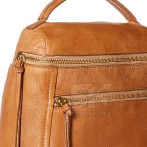 Durable Casual <b>Backpack</b> <b>Lightweight</b> Waterproof Foldable Ultra Slim Laptop Leather Single Shade <b>Backpack</b> Bag - Product Image 4