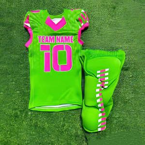Uniforme de football américain en polyester 100% respirant nouveau style uniforme de football américain Service OEM personnalisé - Product Image 6