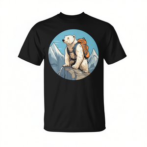 T-Shirt Promozionale con Orso Polare per Escursionismo e Alpinismo - Product Image 2