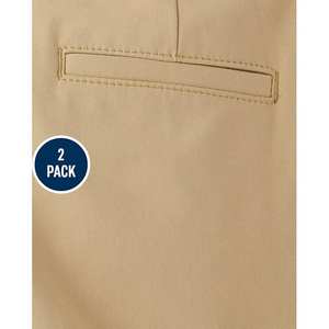 กางเกงชิโนแห้งเร็ว2แพ็คสำหรับเด็กผู้ชายชุดนักเรียน - Product Image 4