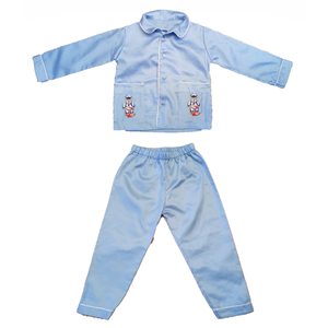 Ensemble de pyjama d'été en flanelle et tissu gaufré pour filles - Robe de nuit douce et respirante à imprimé animal grande taille par Blue Bear - Product Image 1