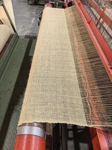 Sortie d'usine 6*7 950gsm tissu de Sisal de couleur naturelle 100% tissu de maille tissé en Fiber naturelle pas de produits chimiques tissu de Sisal de Style uni - Product Image 3