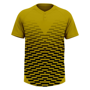 Camiseta de béisbol de sublimación personalizada de poliéster de alta calidad, ropa deportiva transpirable de talla grande para hombres - Product Image 3