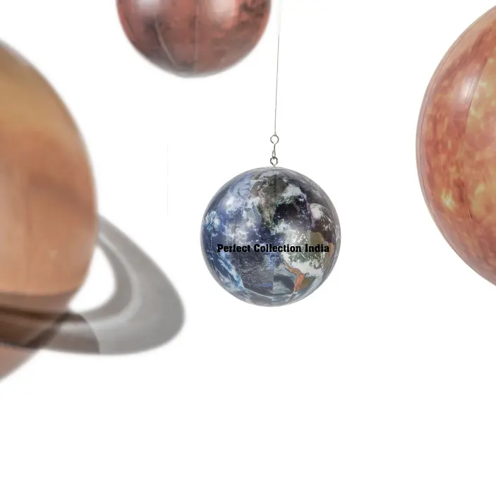 Sistema Solar Planeta Globo Móvel Pendurado Astronomia Decoração/mundo globo decoração no céu pendurado Antiqued projeto pendurado mapa globo