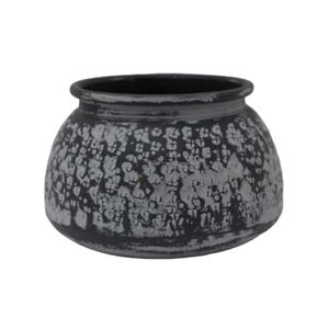 Este diseño es genial con maceta de forma redonda Hierro Metal Color gris Elegante para decoraciones de jardín Estilo moderno Venta al por mayor a granel - Product Image 4