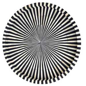 Plateau de service décoratif de luxe complexe avec incrustation d'os indien fait à la main authentique pour la maison pendant le Ramadan - Product Image 4