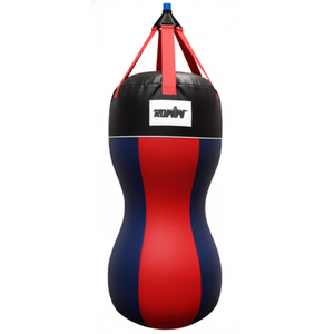 Sac de frappe jumbo en cuir PU pour la boxe, 4 pieds, suspension sécurisée, sac d'entraînement au meilleur prix - Product Image 1