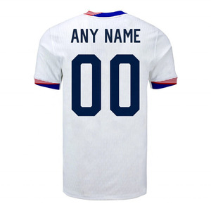 เสื้อยืดฟุตบอลสีพื้นแบบยูนิเซ็กส์ ระบายอากาศได้ดี ซับเหงื่อ 100% โพลีเอสเตอร์ สวมใส่สบายๆ ในฤดูร้อน ไซส์ใหญ่ แบบเรียบ - Product Image 2