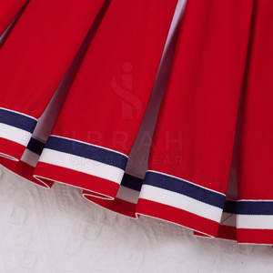 ชุดยูนิฟอร์มเชียร์ลีดเดอร์แบบกำหนดเองสำหรับการแสดงทีม ฝึกซ้อม การแข่งขัน ผ้าระบายอากาศ ยืดหยุ่นสูง ทนทาน - Product Image 5