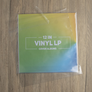 12 inch 33 vòng/phút Nắp kéo pha lê rõ ràng PP nhựa Polypropylene LP Vinyl ghi lại bên ngoài tay áo Bìa album bảo vệ - Product Image 6