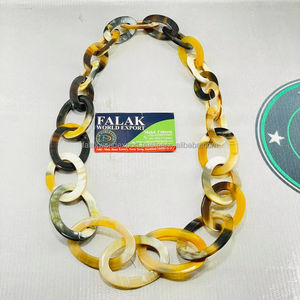 Collar Largo Hecho a Mano con Cuerno de Búfalo, Ecológico y a la Moda, Personalizado para Mujer, Artículo Coleccionable de FWE - Product Image 4