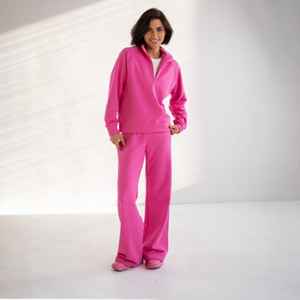 Ensemble de survêtement décontracté deux pièces pour hommes avec sweat-shirt chaud et pantalon palazzo 100% coton respirant - Product Image 5