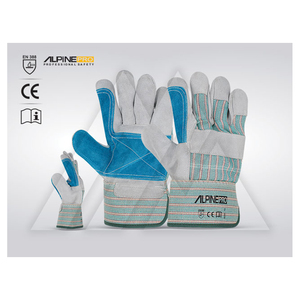 ถุงมือทำงานหนังแพะสำหรับงานหนักถุงมือหนังที่ปลอดภัยที่สุดสำหรับงานเชื่อมสวนป้องกันการกระแทกหน้าจอสัมผัสปลอดภัยที่สุด! - Product Image 4