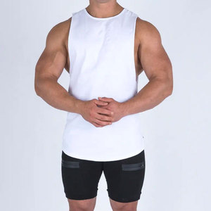 Mark's Top Pick 2025 <b>Men's</b> <b>Gym</b> Tank Top Oversize 100% Cotton Fitness <b>Vest</b> with Armholes Breathable Casual Style Printed Design - Product Image 5