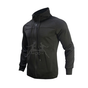 Qualité Pull Surdimensionné Personnalisé À Capuche Visage Bouclier Col Fermeture Éclair Conception 100% Coton Survêtement - Product Image 2