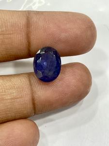 หินอัญมณีทรงวงรีเกรด AAA สีฟ้าธรรมชาติขนาด13x10x7มม. 5.20ct สำหรับการทำเครื่องประดับและงานหัตถกรรม - Product Image 3