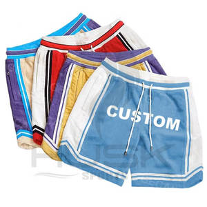 2023 Offre Spéciale basket-ball court coton broderie Baggy imprimé sueur court été Shorts pour hommes - Product Image 1