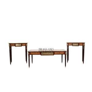 ชุดโต๊ะกาแฟไม้ฝังลายคลาสสิกสุดหรู - Product Image 2