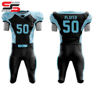 Özel tasarım toptan gençlik uygulama süblimasyon amerikan futbol forması takım tamamen özel spor giyim futbol forması - Product Image 4