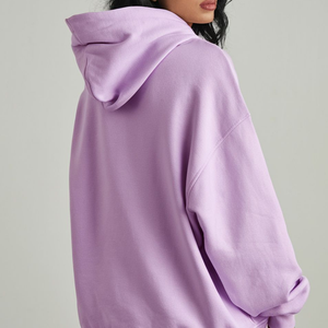 Crop Tops Sudaderas con capucha para mujer Jersey de algodón Sudadera recortada informal OEM Fábrica a granel - Product Image 5